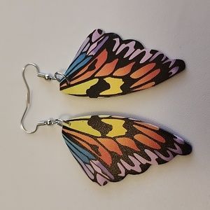 BUTTERFLY Earrings Butterfly Wing Spring Summer Fall